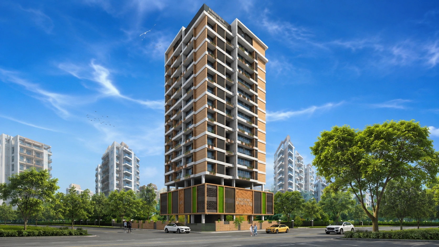 Krishna Park View – building view